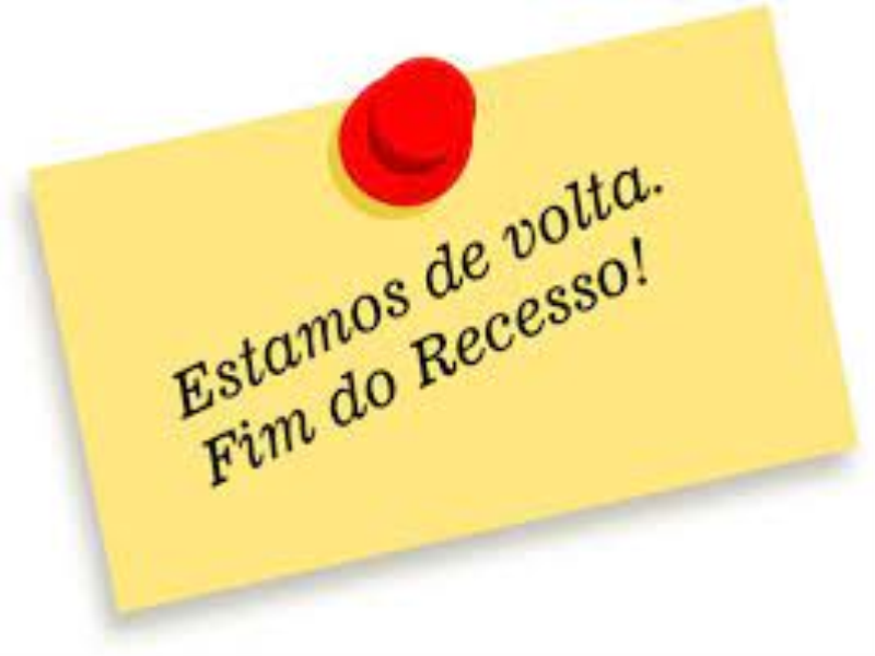 Termina recesso paralamentar 