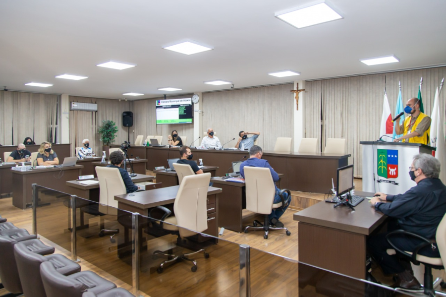 Câmara recebe Coordenador Técnico do Instituto Guaicuy na Reunião Ordinária do dia 08/11/2021