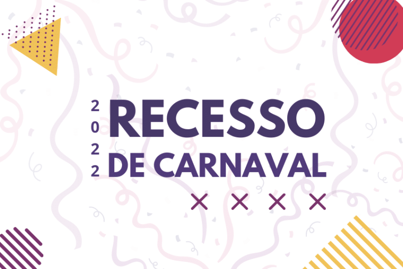 Recesso de carnaval 2022