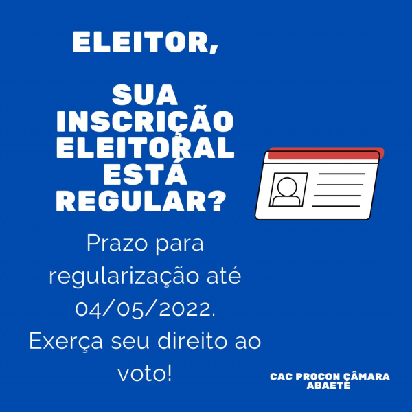 REGULARIZAÇÃO TÍTULO ELEITORAL 
