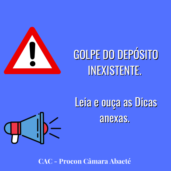GOLPE DO DEPÓSITO INEXISTENTE