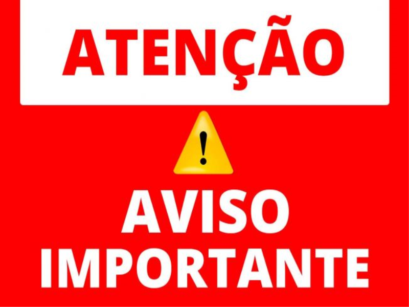 Comunicado importante