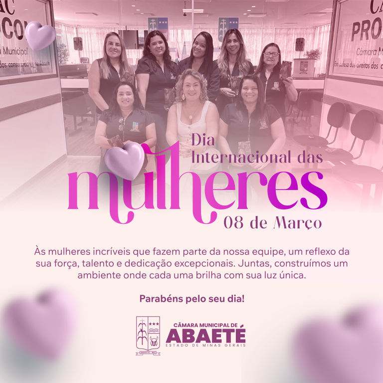Feliz dia à todas as  mulheres!!!