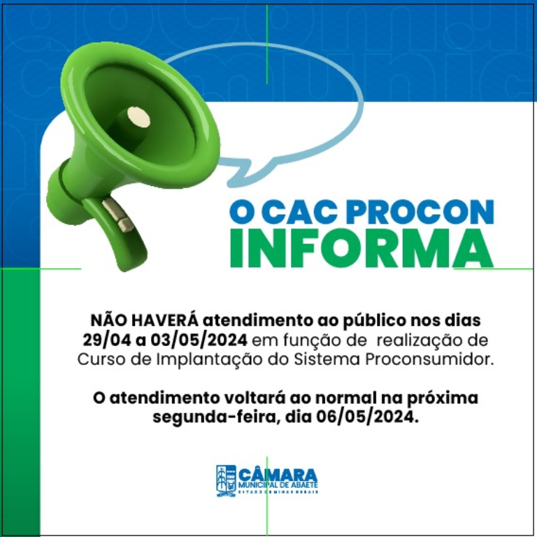 CAC PROCON INFORMA: